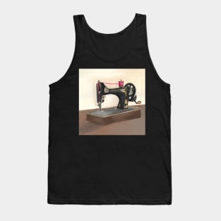 Traditional sewing machine Tank Top